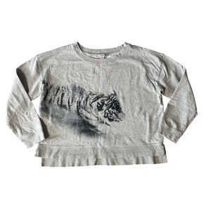 AllSaints Tora Lo Tiger Print Sweatshirt